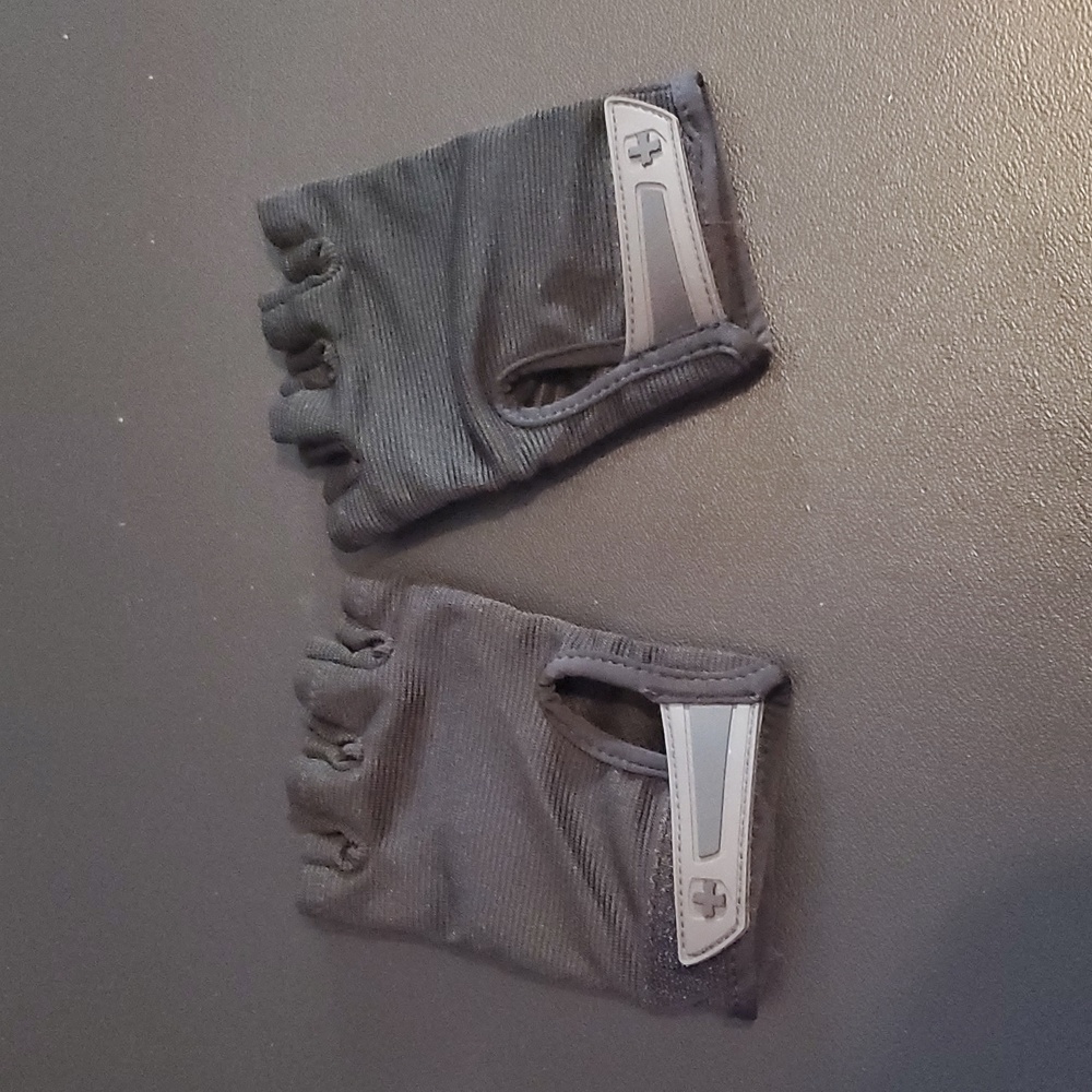 Men's Weight Lifting fingerless Gloves sz medium